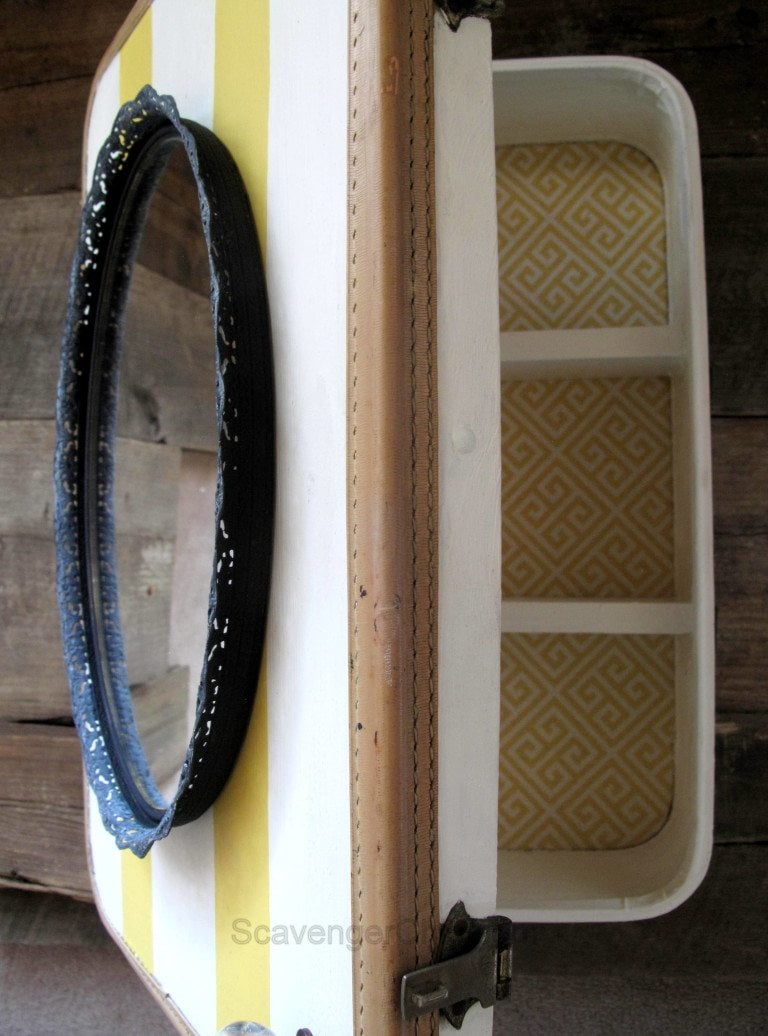 Repurposed Vintage Suitcase