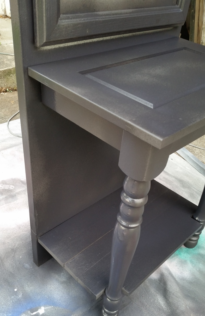 after one coat of black primer