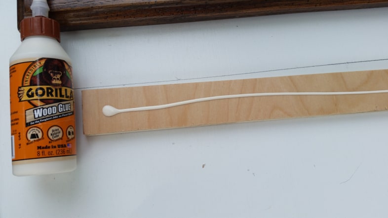 gorilla glue attaches a long cleat