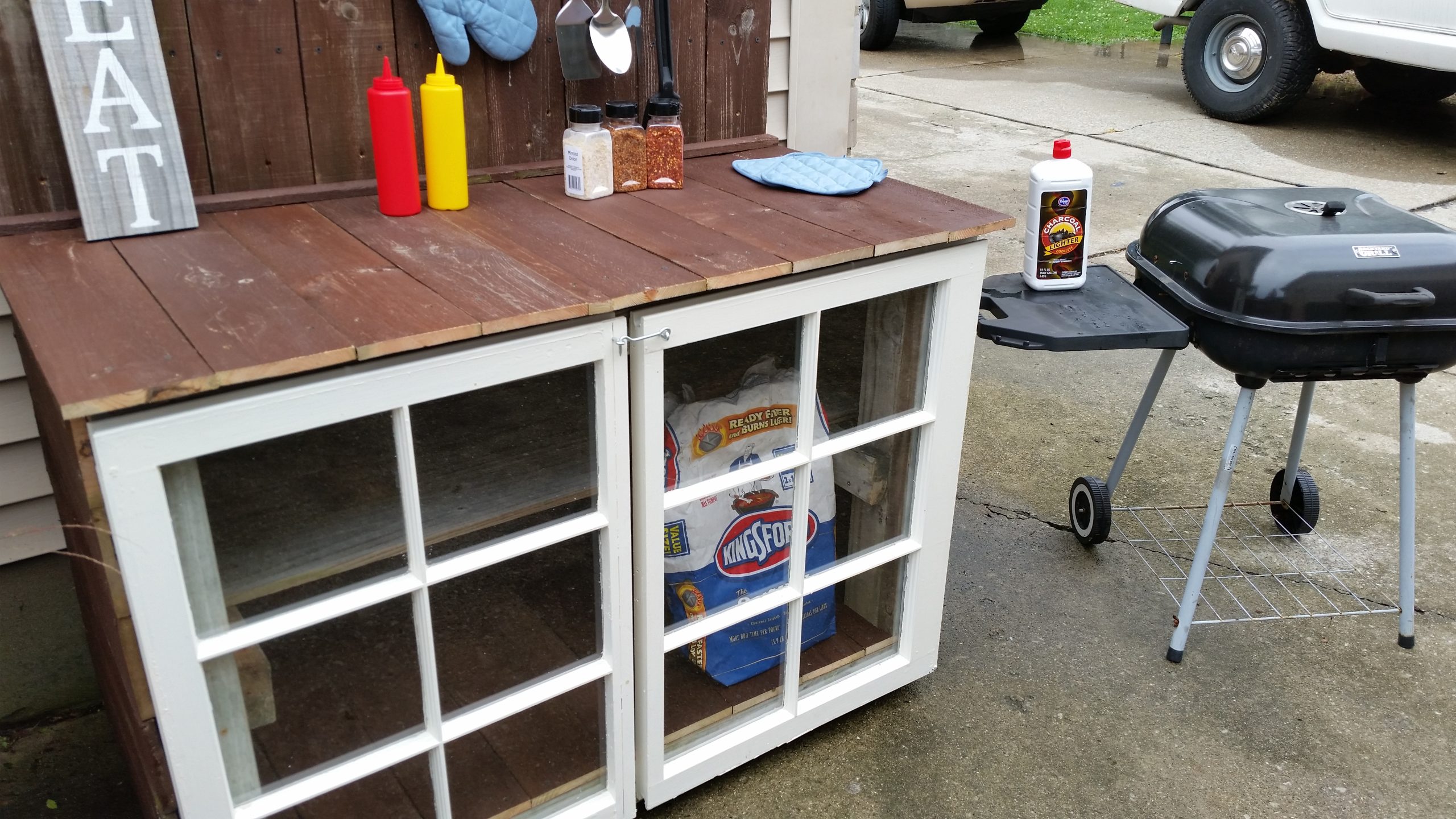 DIY Outdoor Buffet My Repurposed Life®