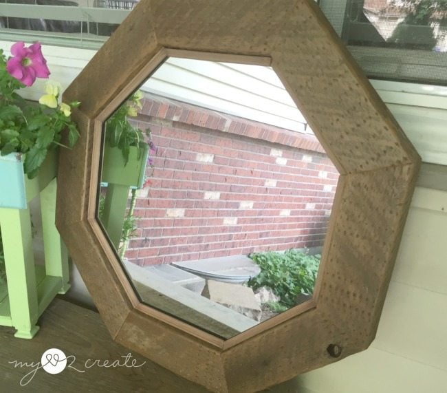 Semi front view of mirror