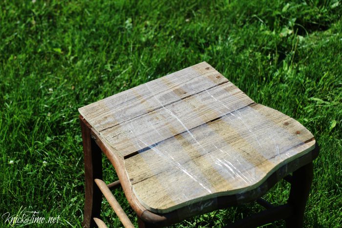 pallet wood chair seat