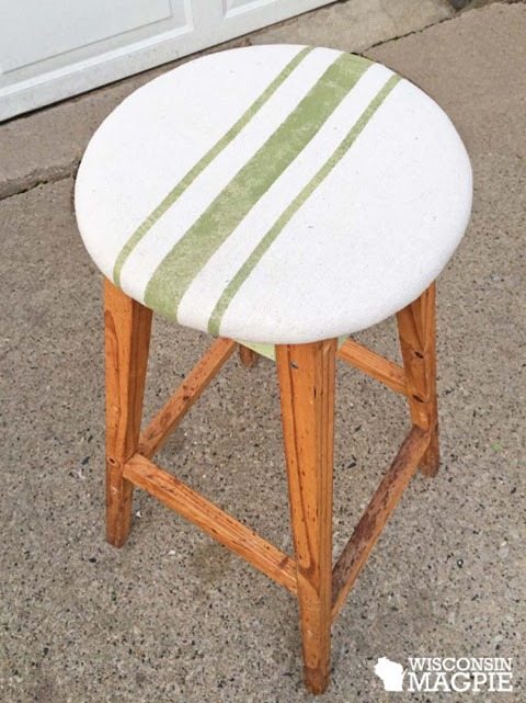 painted-stripe-fabric-stool