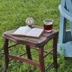 repurposed chair table