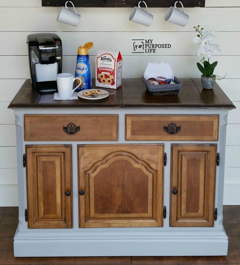 Coffee Station Repurposed Buffet