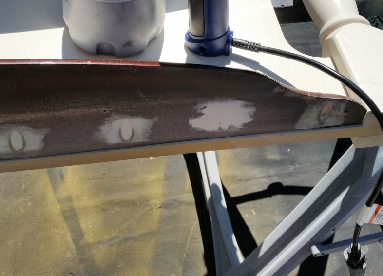 pocket holes with wood putty