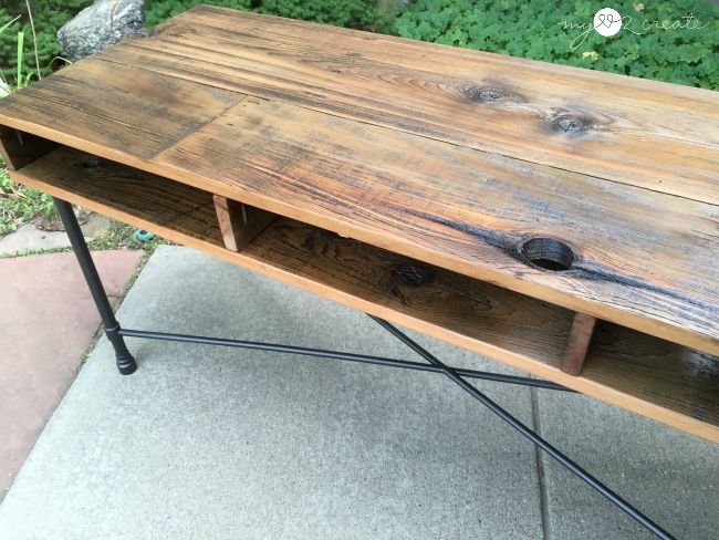 Rustic and Industrial Coffee Table