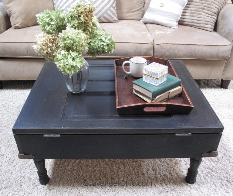 Vintage Door Coffee Table diy