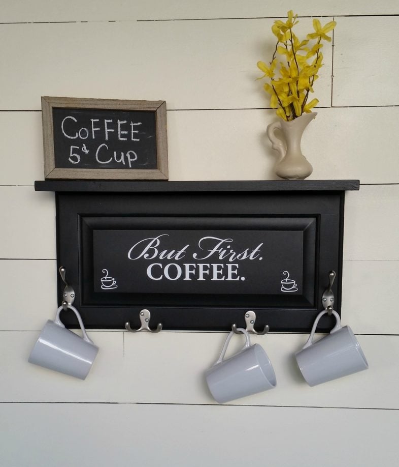 black easy cabinet door but first coffee