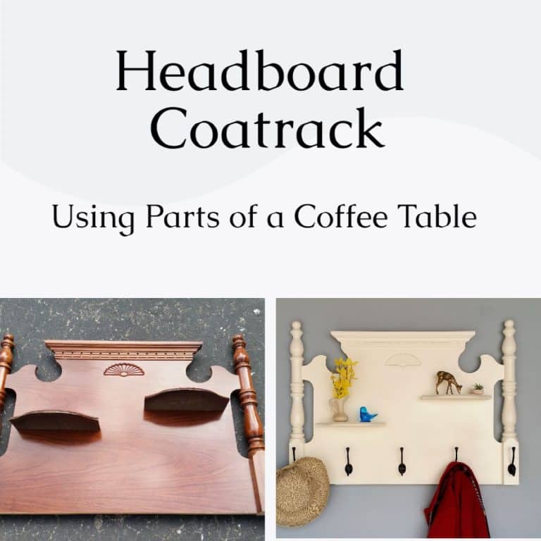 White Headboard Shelf Coat rack