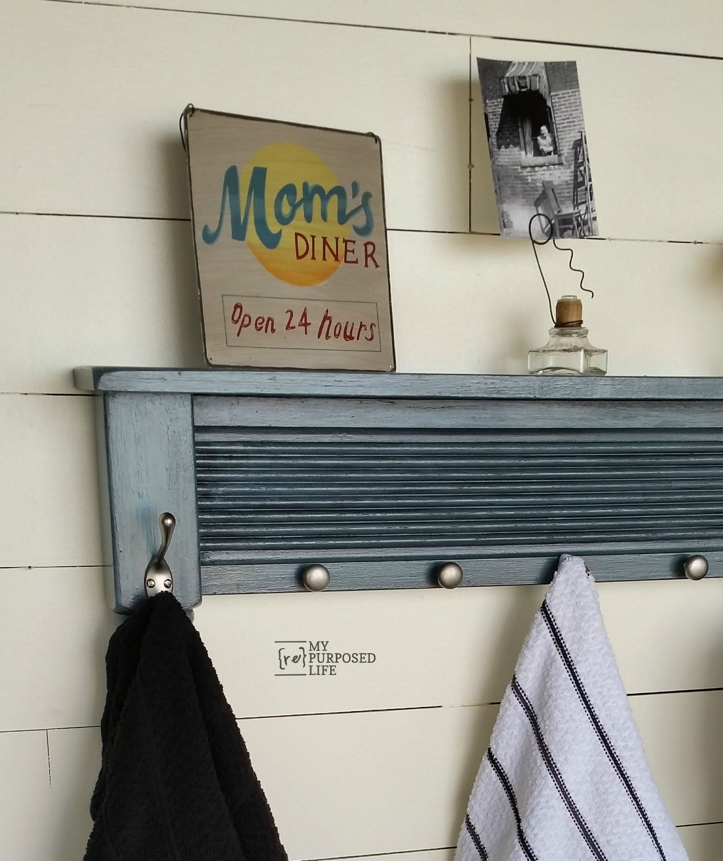 Small Shelf Coat Rack