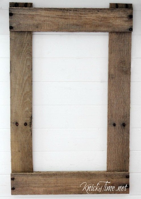 pallet wood frame