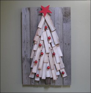 Pallet Wood Christmas Tree diy
