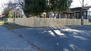 pickets and jig |DIY Picket Fence