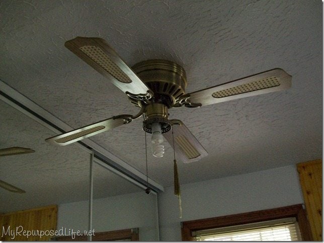 Painting a Ceiling Fan - My Repurposed Life® Rescue Re ...