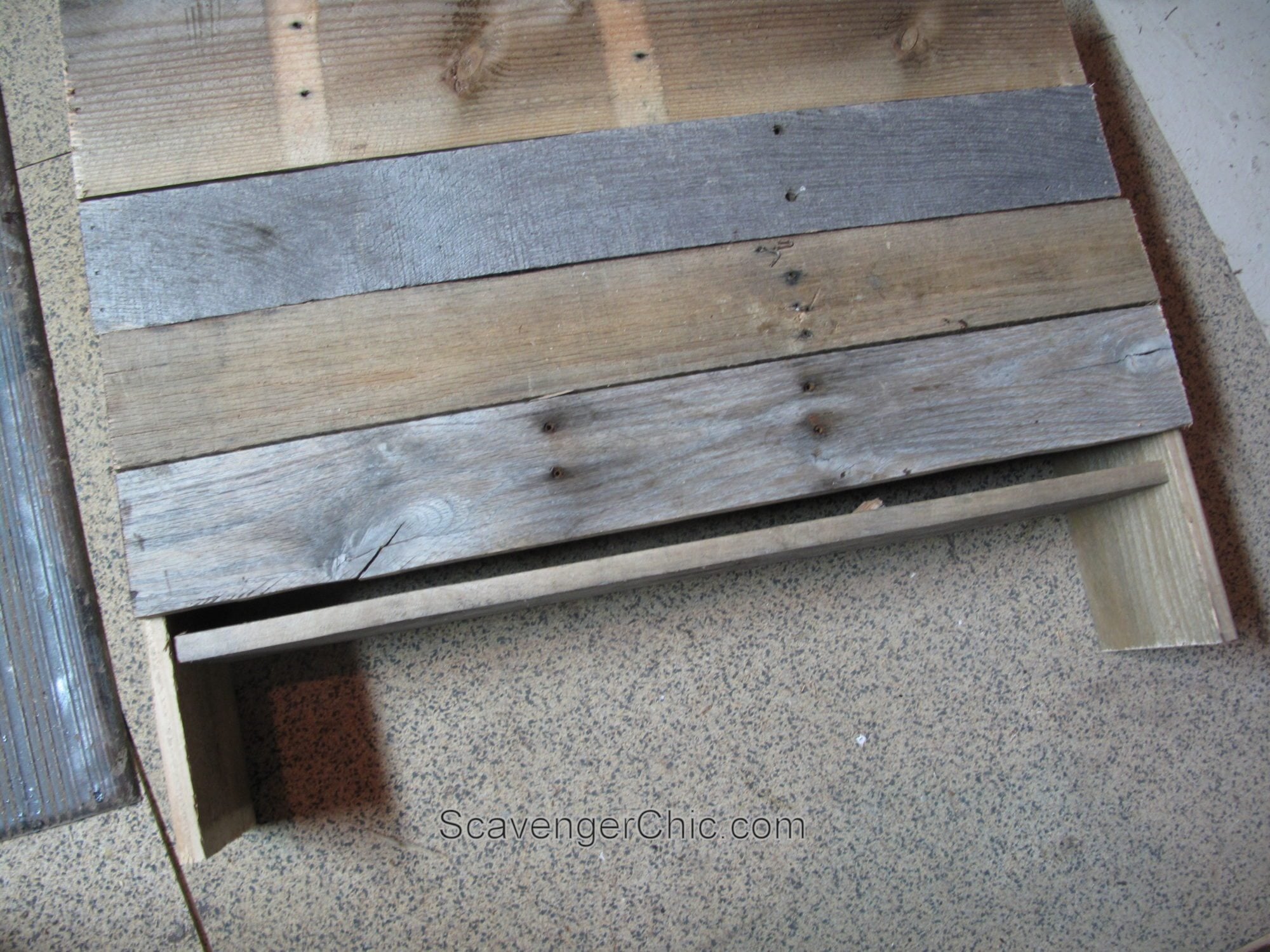 Pallet Wood Shelf - My Repurposed Life® Rescue Re-imagine Repeat