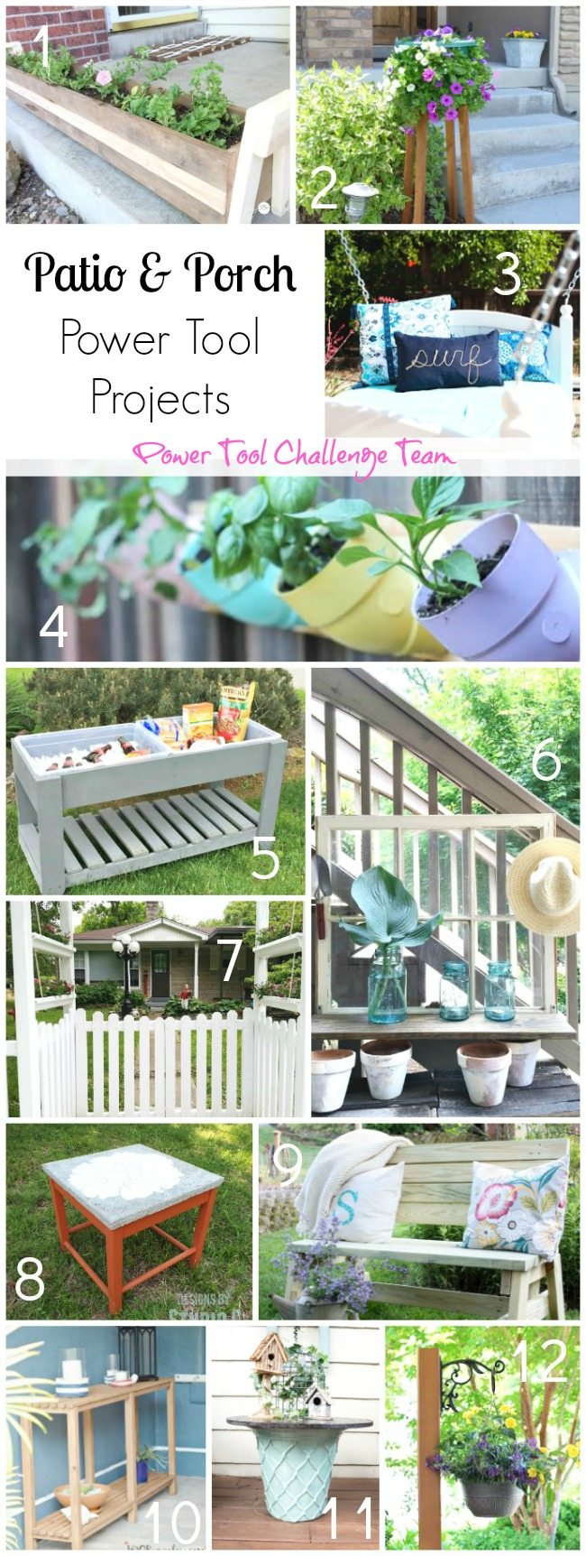 Patio and Porch Power Tool Projects from The Power Tool Challenge Team