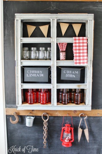 Repurposed Metal Shelf Brackets photo