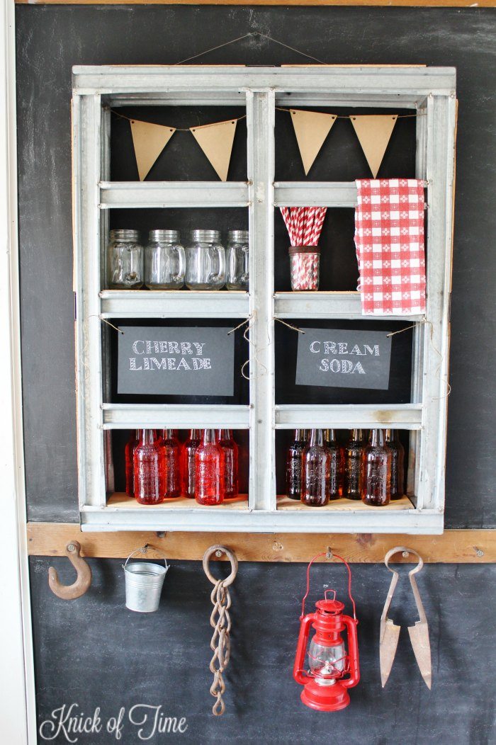 How to turn a metal pallet into an industrial style shelf - KnickofTime.net