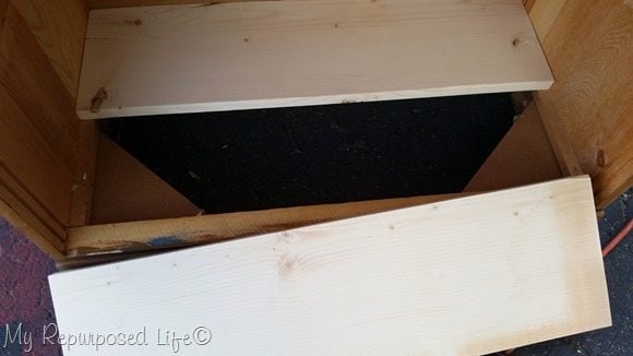 remove drawer add shelf