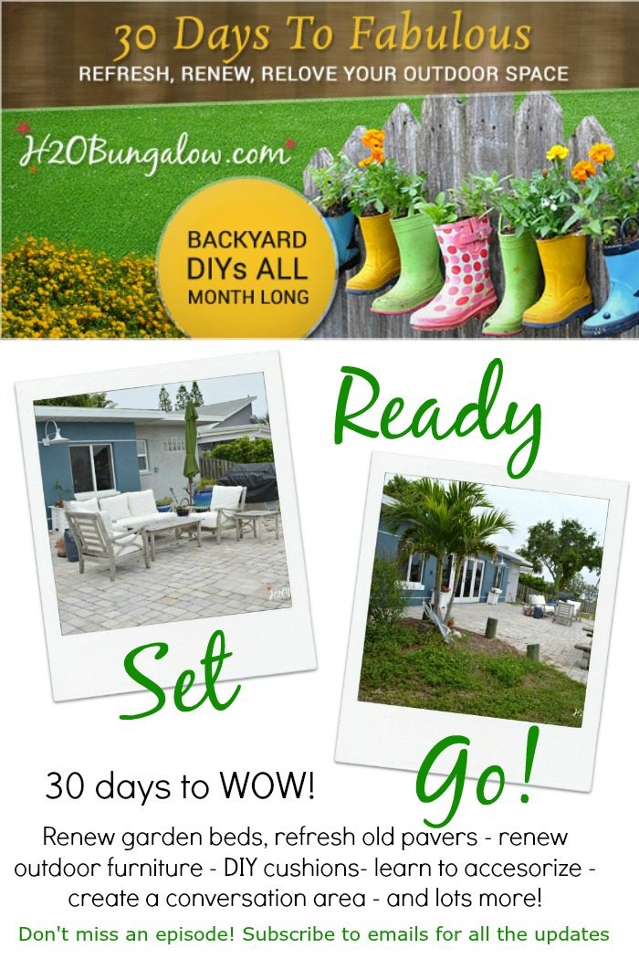30 Days To Fabulous Backyard Makeover by H2OBungalow