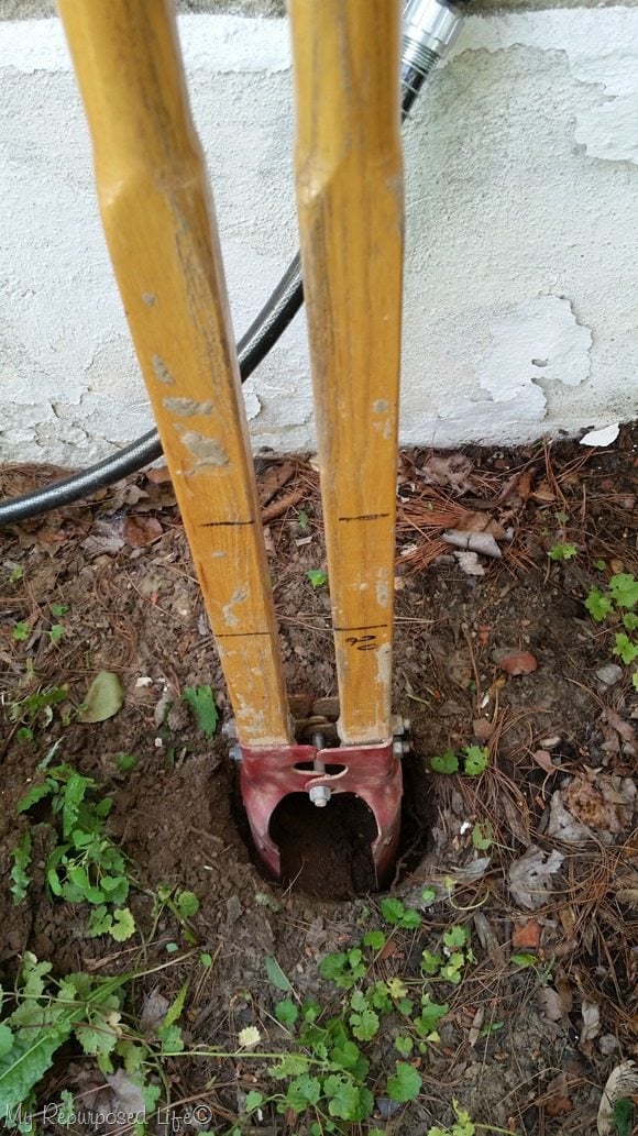 dig post hole