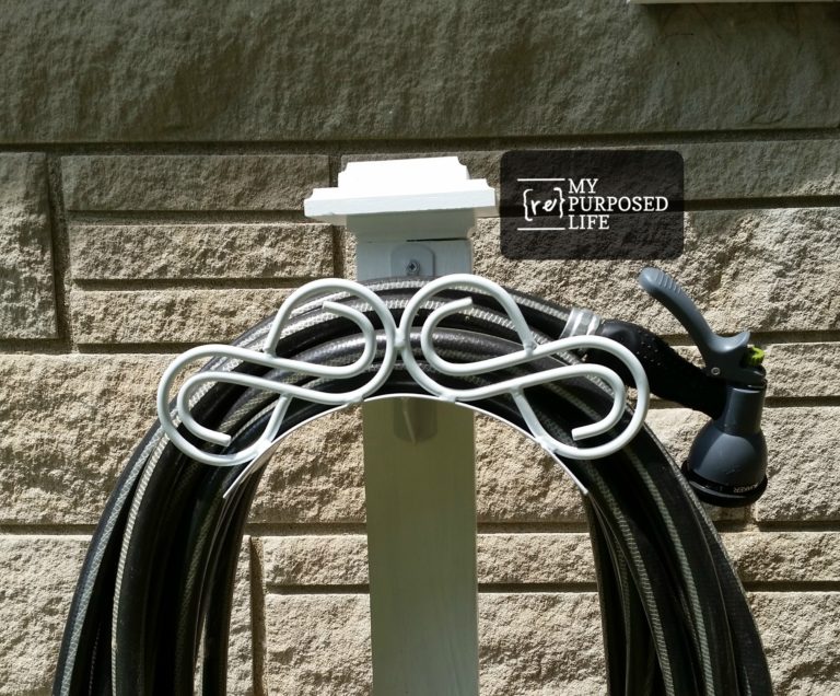 DIY Hose Hanger Post