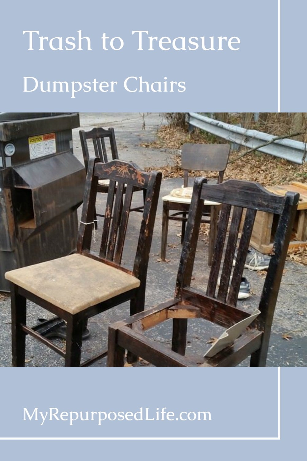 How to make a bench from three dumpster chairs. Easiest chair bench tutorial you will find. How did I get the perfect red? All the details included for you. #MyRepurposedLife #repurposed #furniture #chair #bench #tutorial #diy via @repurposedlife