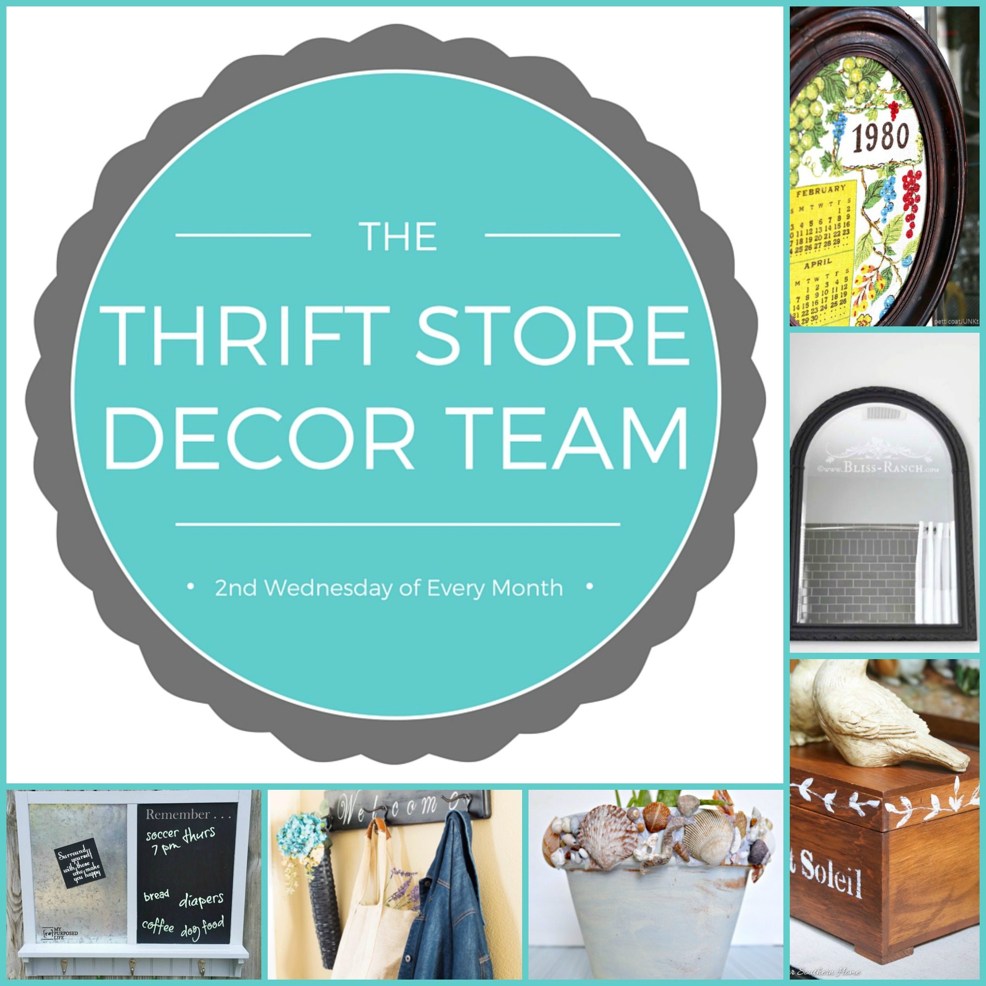 thrift store decor challenge projects