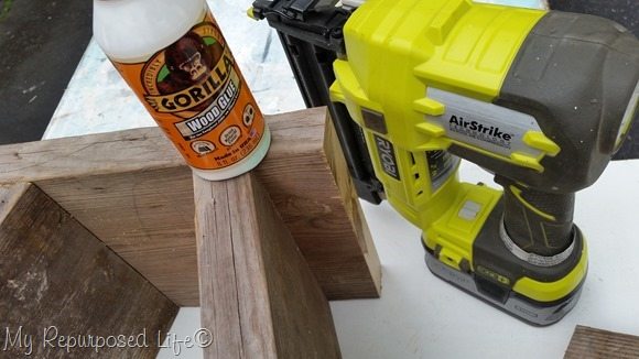 gorilla wood glue and brad nailer holds boards in place gorilla wood glue and brad nailer holds boards in place