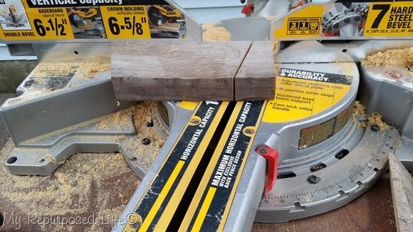 miter cut middle brace for easy step stool miter cut middle brace for easy step stool