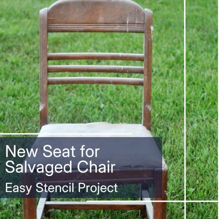 old chair gets update with new upholstery