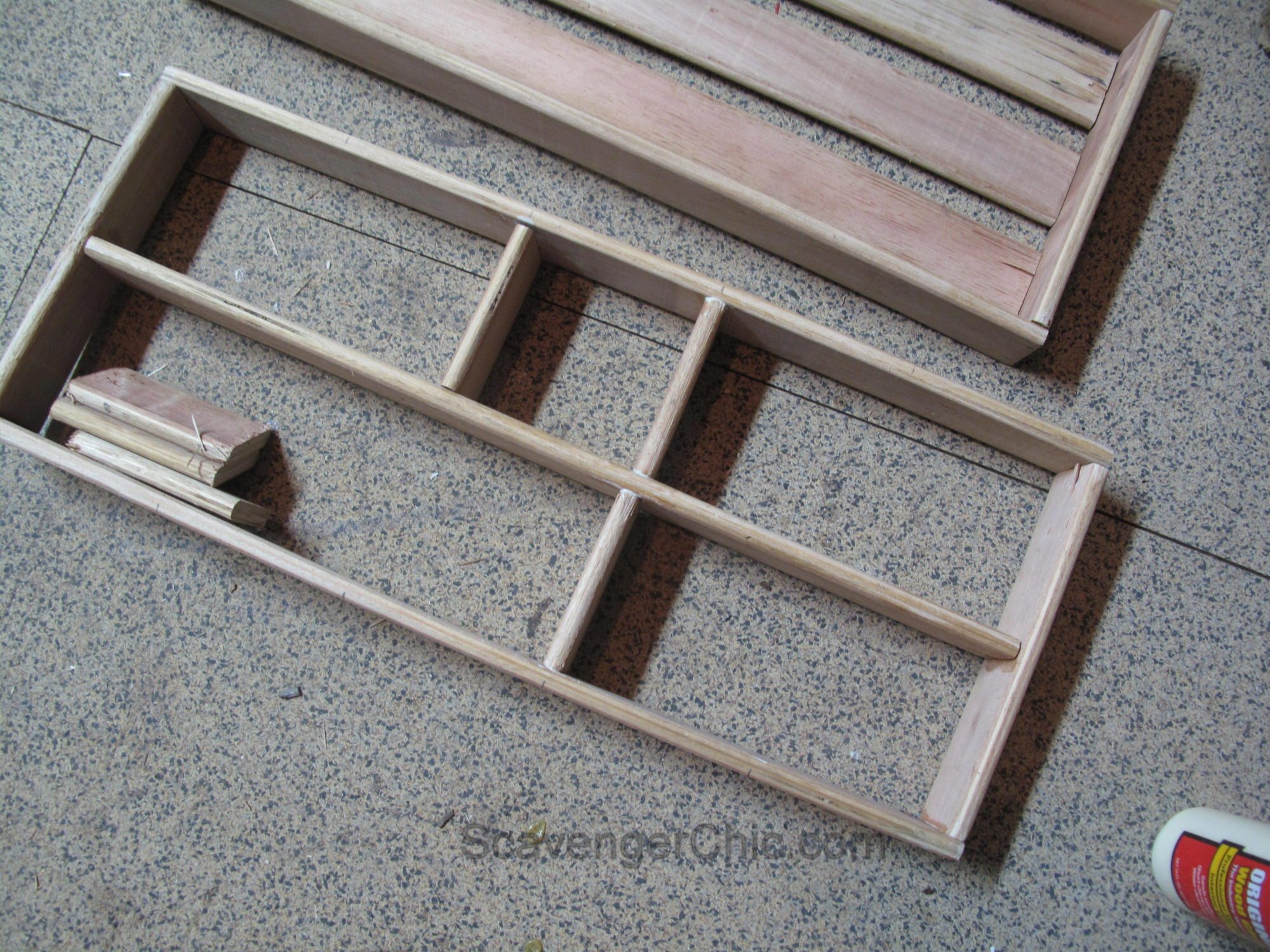 Wooden Caddy from Bed Slats My Repurposed Life®