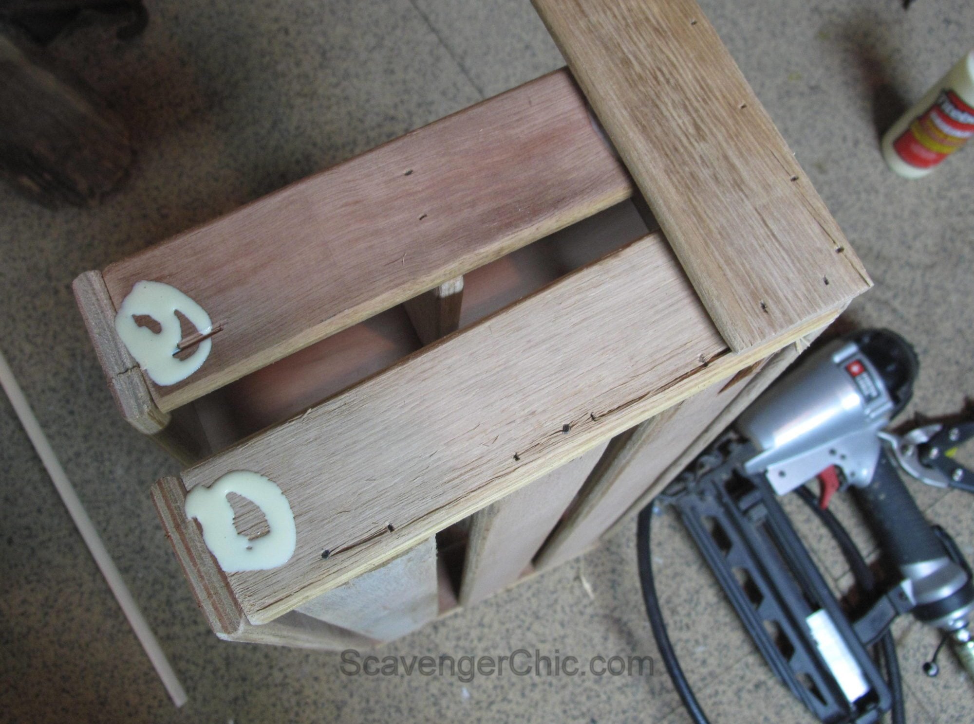 Wooden Caddy from Bed Slats My Repurposed Life®