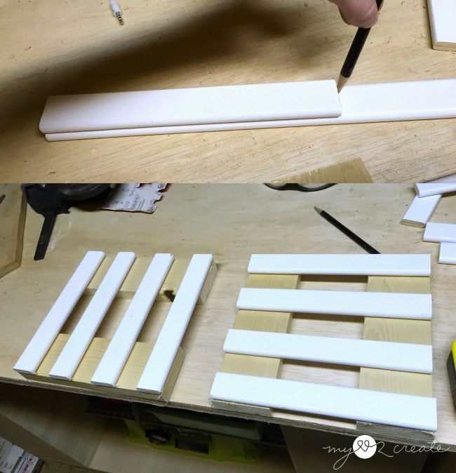 cutting crib slats to size for trivits