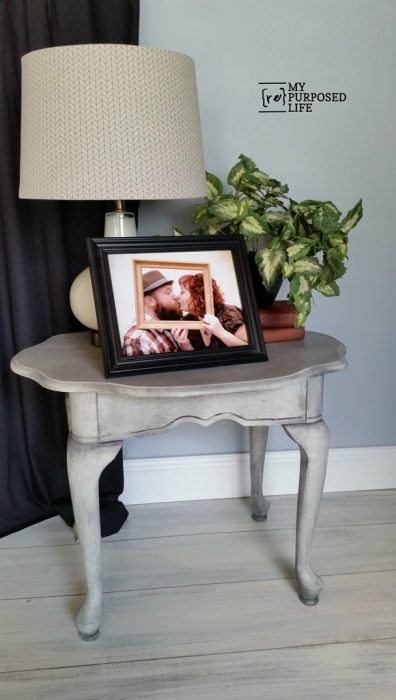 side table makeover