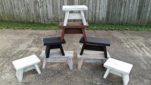 one board stools and benches | easy tutorial