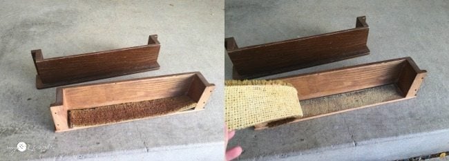 removing carpet from hymnbook holders