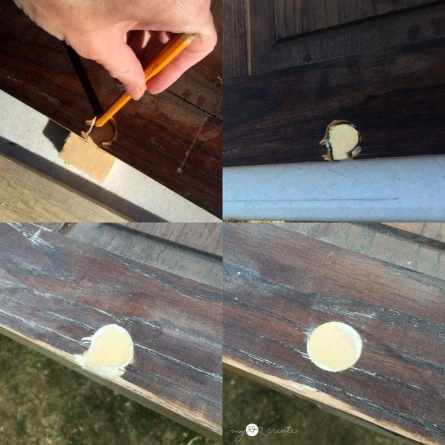 how to patch a hole in wood
