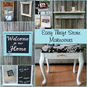 Thrift Store Decor Project Ideas