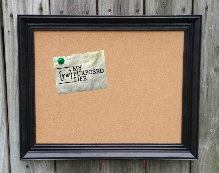 Picture Frame Cork Board