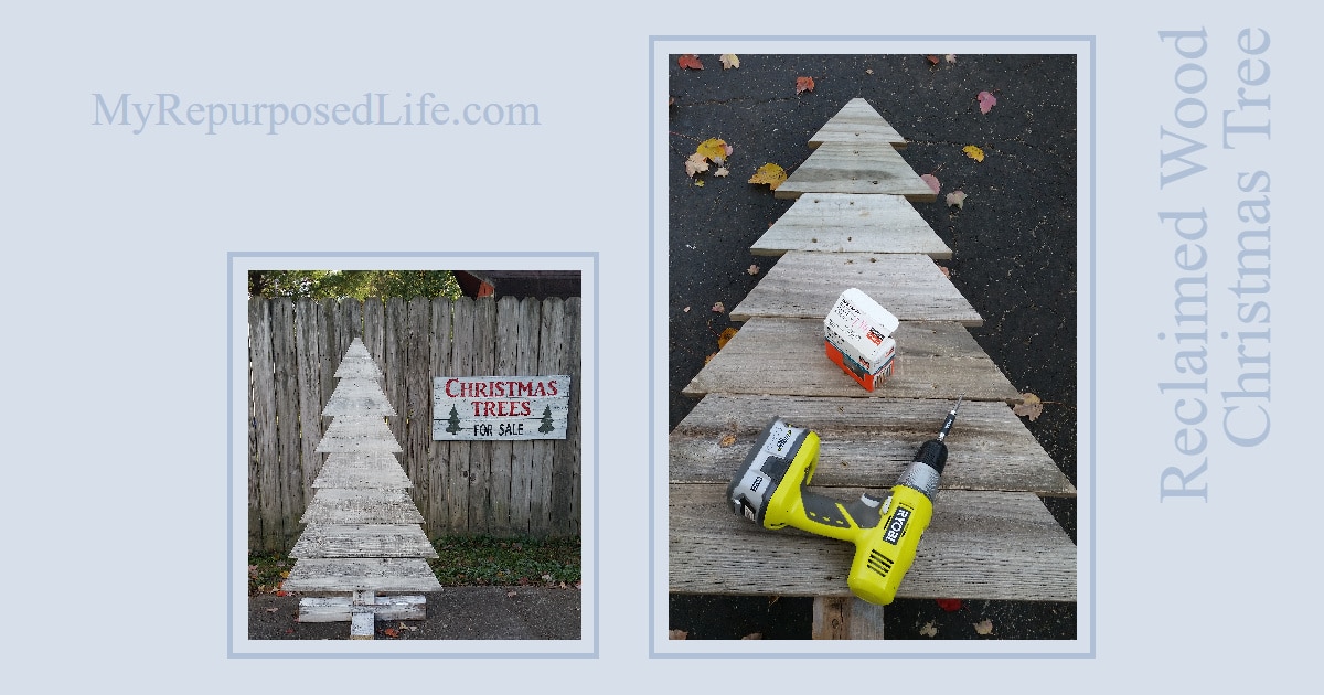 Pallet Christmas Tree - My Repurposed Life®