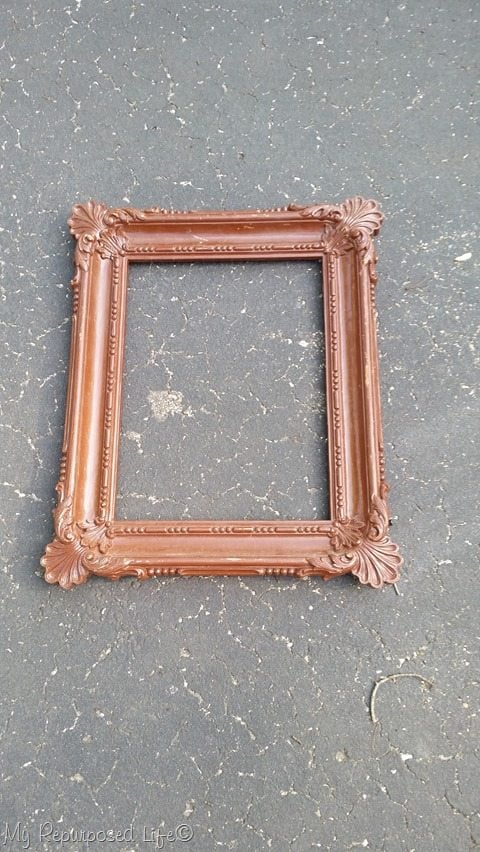 the ugliest brown frame ever