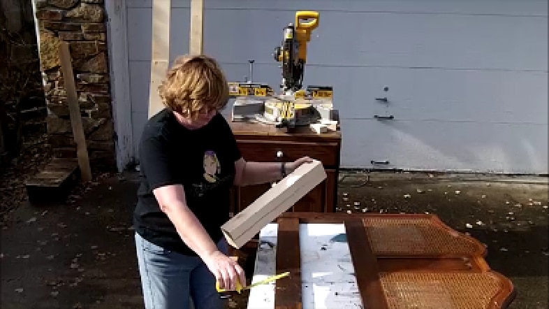cut legs out of ripped 2x4's