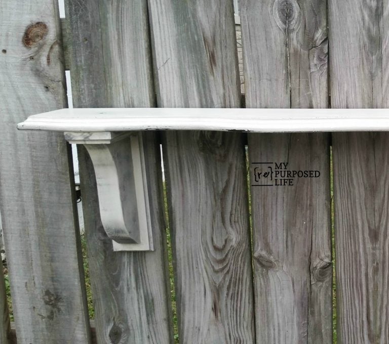 Narrow Wall Shelf | DIY Corbels
