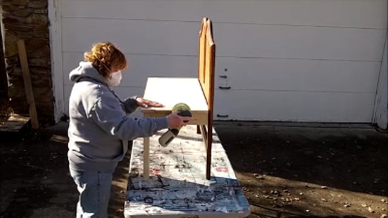 sand new boards for a smooth finish