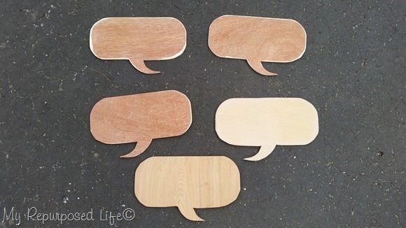 cut multiple diynchalkboard speech bubbles MyRepurposedLife.com