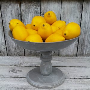 DIY Pedestal Bowl Made from Bits & Pieces