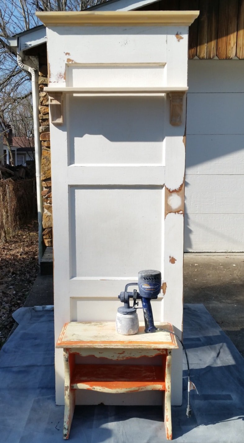 paint hall tree with Homeright Finish Max