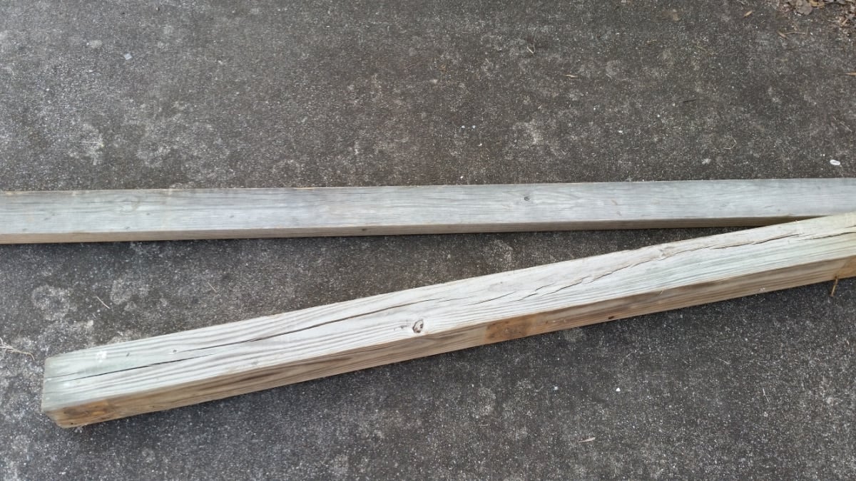 reclaimed weathered lumber